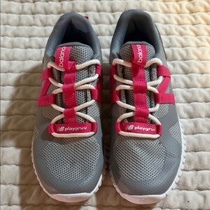 New Balance Kids Sneakers in Gray and Pink